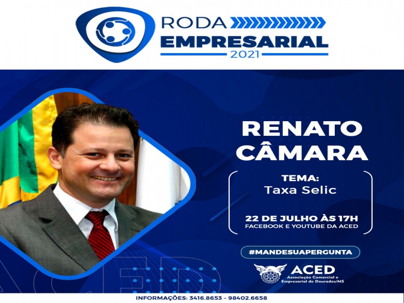 Notícia: Deputado Renato Câmara participa da Roda Empresarial na ACED
