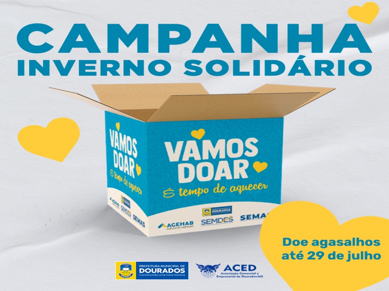 Notícia: ACED apoia campanha do Inverno Solidário