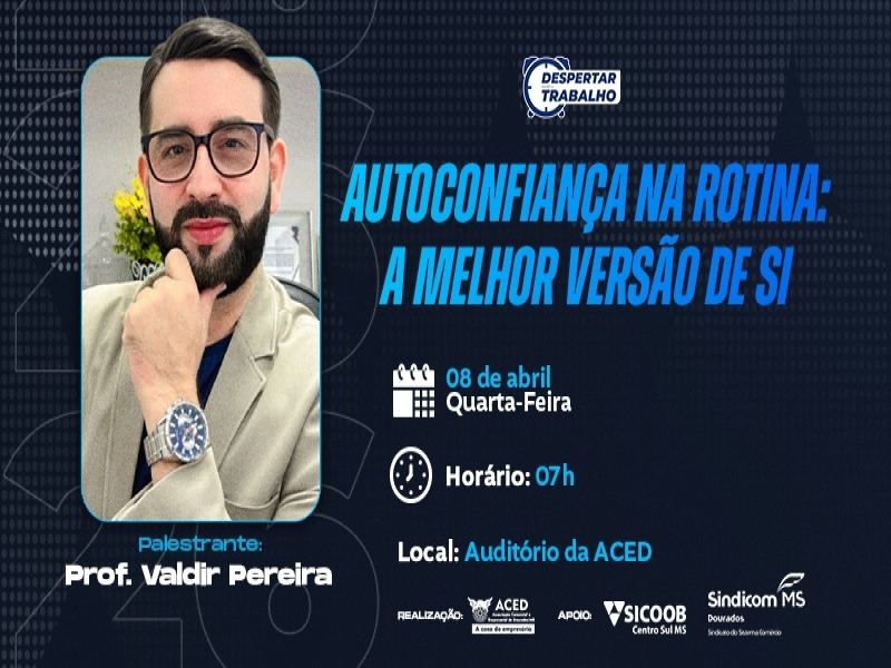 Notícia: Capacitação gratuita aborda autoconfiança na rotina