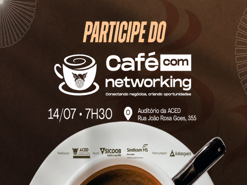 Notícia: Evento gratuito de networking da ACED celebra empresas aniversariantes e apresenta novos associados